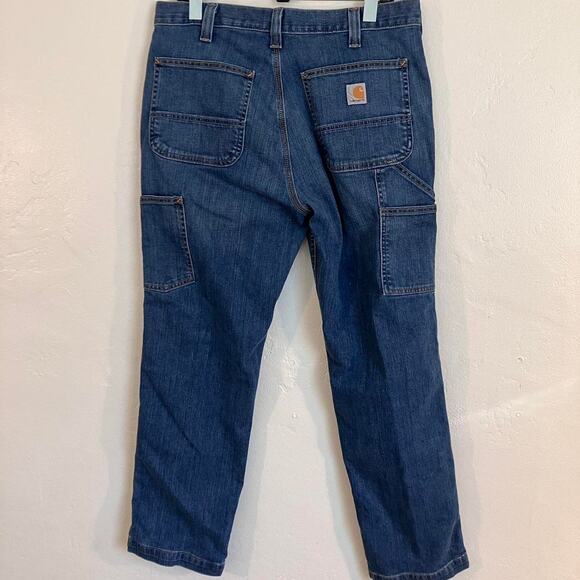 Carhartt Relaxed Fit Relaxed Fit Carpenter Denim Workwear Jeans‎ - Picture 4 of 7